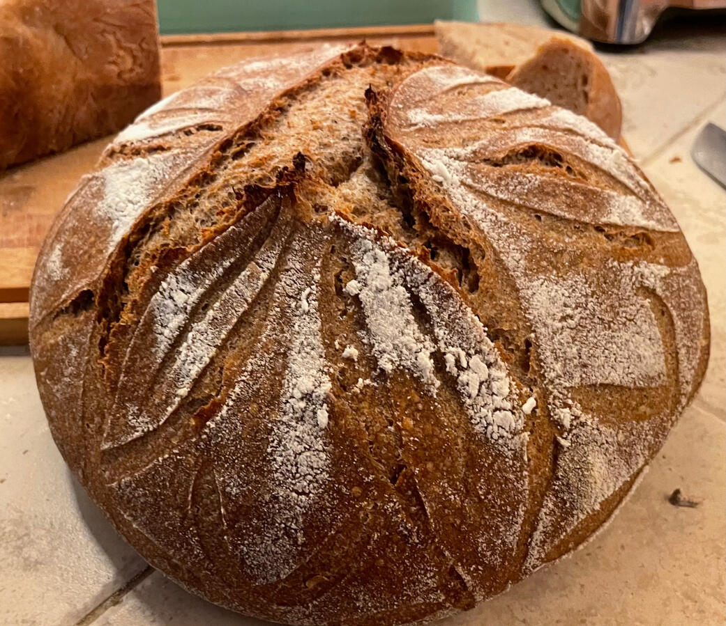 Rye and wheat flour